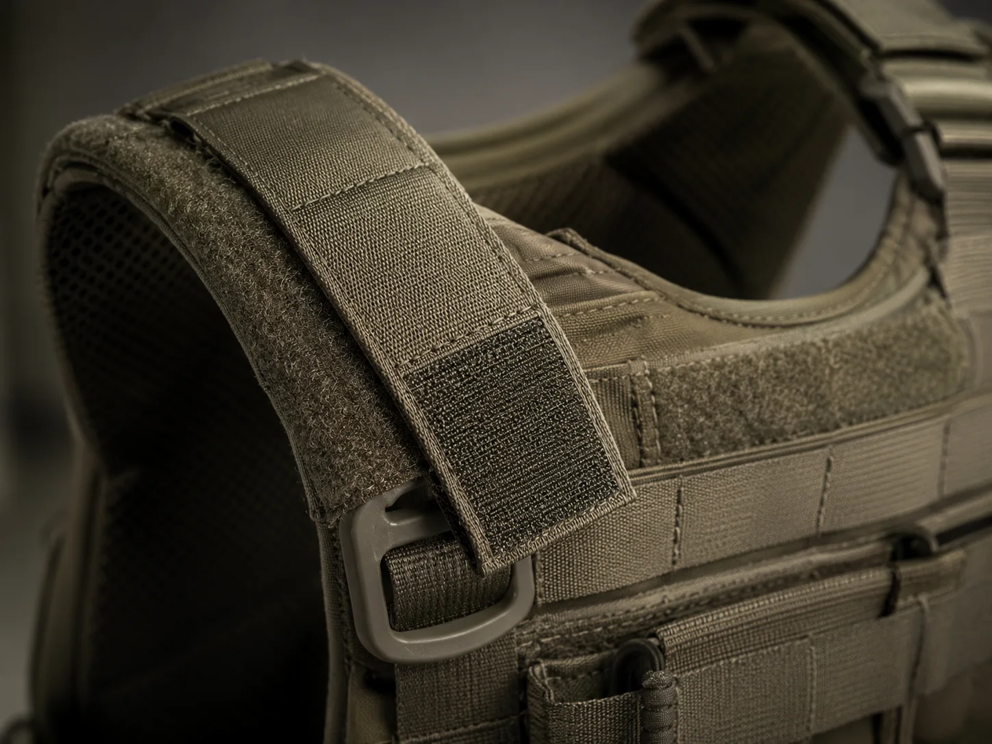Gripnex hook and loop tape used on military uniforms and load-bearing equipment